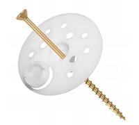 FIXTOUT.FR Fixation & Outillage NM - 100 Rondelles d'isolation D.60 mm + Vis à bois L. 100 mm