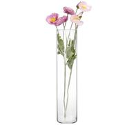 Fixwal Tall Glass Cylinder Vases, 16" H x 3.5" W, Clear Cylinder Vases for Centerpieces, Skinny Bud Tall Vase, Floating Candle Holder Vase for Table Shelf, Party, Wedding, Home Decor