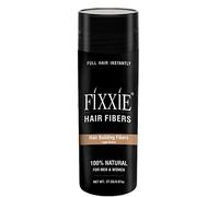 FIXXIE Fibres capillaires marron clair pour cheveux clairsemés, anti-cernes pour perte de cheveux pour homme et femme, cheveux naturellement plus épais avec fibre capillaire à la kératine, 27,5 g