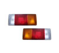 FIYFIOW Feux Arrière 92401-7A100 92402-7A100 LED Voiture Pare-chocs Arrière Feu Arrière Lampe Feu Arrière Assemblée Pour Hyundai HD45 HD65 HD72 HD78 Camion 1997-2004 Frein Arrière(Left and Right)