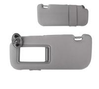FIYFIOW Pare-Soleil Intérieur De Voiture avec Miroir Gris Beige Compatible Toyota Auris et Corolla 2007-2013 Panneau de Pare-Soleil Gauche Droite Côté Conducteur Passager Moderne et Élégant