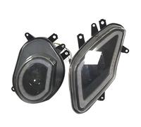 FIYFIOW Projecteur De Moto pour BMW pour S1000RR 2010 2011 2012 2013 2014 Phare LED De Moto avec Halo Angel Eye