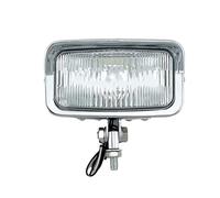 FIYFIOW Projecteur De Moto pour Dixie Universal 6v 45W Moto Chrome Phare Assemblage Lampe Rectangulaire 39-2-1-06