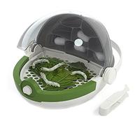 FIYSON Espace d'élevage à Soie,Nouvelle boîte d'alimentation à Soie Jeux de société Boîte d'observation d'insectes | Parfait pour Garder Le ver à Soie, Le Cricket, Le cafard Dubia