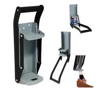 FIYSON Presse à canettes 2 en 1 avec décapsuleur, canettes écrasées de 16 oz, presse-canettes de bière mural, outil de recyclage de 500 ml pour canettes de boissons en aluminium, canettes de bière et