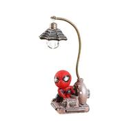 FIYSON Veilleuse d'animation pour enfant, figurine d'action Spirited Away L'homme sans visage avec veilleuse, lampe de table chat Spider Man pour chambre d'enfant, jouet LED cadeau pour décoration de