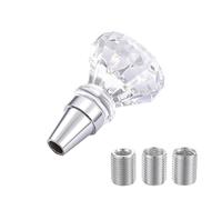 FIYVNSOP Poignée Changement Vitesse Pommeau De Levier De Vitesse en Cristal Style Diamant Levier De Vitesse Manuel Et Automatique en Acrylique(Type 3)