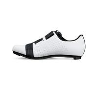 Fizik Mixte R5 Tempo Powerstrap Chaussures de Cyclisme, Blanc/Noir, 47 EU