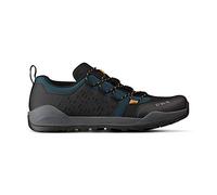 Fizik Mixte X2 Terra Ergolace Chaussures de Cyclisme VTT, Bleu Sarcelle/Noir, 39.5 EU