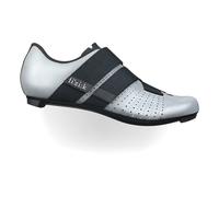 Fizik TEMPO Powerstrap R5 Reflective Argenté - Chaussures pour vélo de route hommes 45