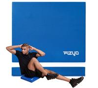 Fizyo Balance Pad - Tapis en mousse antidérapant pour yoga, fitness, Pilates, exercice d'équilibre, coussin stabilisateur, coussin de coordination, entraînement corporel, mousse souple (bleu)
