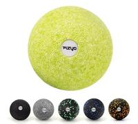 FIZYO Balle de Massage 8cm EPP Automassage Dos Pied Fascia, Boule Massage Moyenne Dureté Trigger Point, Soulagement Douleur, Récupération Musculaire, Idéal Sportifs Yoga Kinésithérapie (Vert Citron)