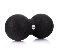 FIZYO Double Balle de Massage 24x12 cm - Boule Auto-Massage Fascia, Dos, Cou - Balle Lacrosse pour Soulagement Musculaire, Trigger Points, Physiothérapie et Récupération Sportive, Fitness (Noire)