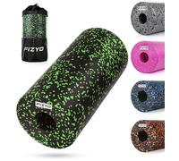 FIZYO Rouleau de fascia pour le fitness, le yoga et la rééducation, rouleau d'automassage pour le dos et la colonne vertébrale, Foam Roller en mousse EPP moyennement dure (Vert, 30 x 15 cm)