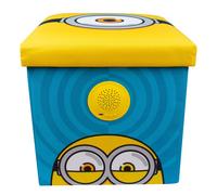 Fizz 5060897227268 Fizz Boîte de rangement Minions avec haut-parleur bleu