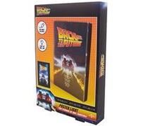Affiche Retour vers le futur avec fonction lumineuse Burning Rubber