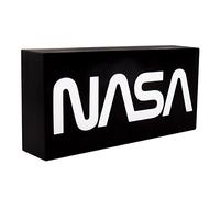 Fizz Creations Lampe d'ambiance avec logo de la NASA inspirée de la NASA Alimentée par USB avec câble inclus Hauteur 22 cm