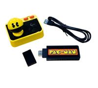 Fizz Creations PAC-MAN Plug & Play Jeu d'arcade rétro Manette sans fil Câble HDMI inclus Gameplay classique Pac Man