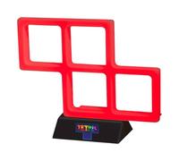 Fizz Creations Tetris Red Z Tetrimino Lampe de jeu rétro | Sous licence officielle | Alimentée par USB | Lampe de bureau colorée avec base ou option de montage mural.