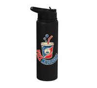 Fizz Mixologist Soda Recipe Humor Stainless Steel Insulated Water Bottle
