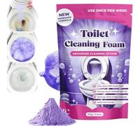 FizzClean Insta-Action FizzClean Mousse nettoyante pour toilettes sans effort, nettoyant moussant sans contact, poudre anti-calcaire (1)