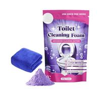 FizzClean Mousse nettoyante pour toilettes,Fizz Clean Mousse de nettoyage Insta-Action,pour toilettes propres et étincelantes,poudre anticalcaire moussante nettoyante pour toilettes (1 Set)