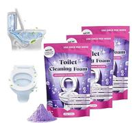 FizzClean Mousse nettoyante pour toilettes - Mousse de nettoyage Insta-Action FizzClean pour des toilettes propres et étincelantes sans effort, élimine les taches en 20 minutes