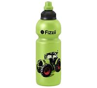 Fizzii Gourde pour enfants et loisirs - 600 ml - Anti-fuite - Sans polluants - Passe au lave-vaisselle - Motif : tracteur