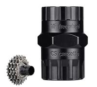 Fizzpick Ensemble de fouet à chaîne de vélo 2 en 1 avec extracteur de | Outil de pignon et roue libre pour cassette compatible 5-12 vitesses 22,6/23,2 mm pour vélo de route