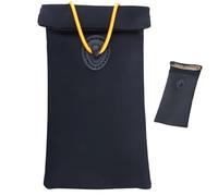 Fizzpick Pochette Faraday pour Clés Voiture et Smartphone Étui Anti RFID, Faraday Pochette Faraday Clé Voiture, Blocage 5G/GPS/RFID, Protection Antivol Voiture, Anti Radiation, Noir