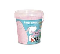 FIZZY Barbe à papa vanille en pot individuel de 40g - Confiserie moelleuse et parfumée pour enfants - Colorants d'origine naturelle - Lot de 4