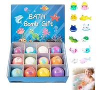Fizzy Bath Bombs Gift Set for Kids, Bath Bombs for Kids with Surprise Inside, Blase Bad Bomben, Badekugeln, Badezusatz, Badebomben Ostern, Bathbombs (A)
