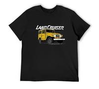 FJ40 Land Cruiser Mens T-Shirt Fashion Casual Unisex Black Tee L