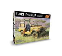 FJ43 Pickup With SPG-9 Recoilless Gun 1:3 5 Plastique Model Kit Ak Interactive