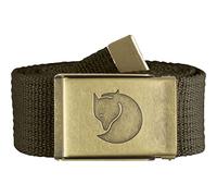 Fjällräven – Ceinture Canvas Brass Belt – 4 cm – 120 cm – olive foncé