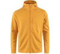 Fjällräven - Abisko Grid Fleece Hoodie - Veste polaire - L - mustard yellow