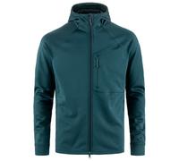 Fjällräven - Abisko Grid Fleece Hoodie - Veste polaire - S - mountain blue