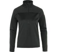 Fjällräven - Abisko Lite Fleece Half Zip - Polaire femme Black - M