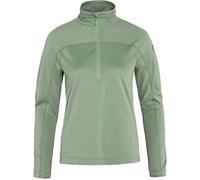 Fjällräven Abisko Lite Half Zip Fleece Vert S Femme