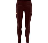 Fjällräven Abisko Trail Tights W Pantalon de Sport Femme Dark Garnet FR: S (Taille Fabricant: S)