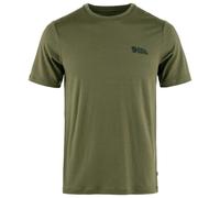 Fjällräven - Abisko Wool Logo S/S - Haut en mérinos - XL - laurel green