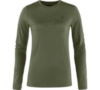 Fjällräven - Women's Abisko Wool L/S - Haut manches longues en mérinos - XL - laurel green