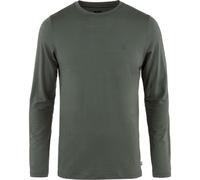 Fjällräven - Abisko Wool LS - T-shirt en laine mérinos homme Basalt - XS
