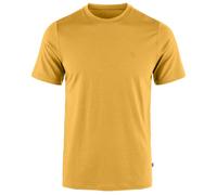 Fjällräven - Abisko Wool S/S - T-shirt - L - ochre