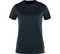 Fjällräven - Abisko Wool SS - T-shirt en laine mérinos femme Dark Navy - XL