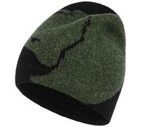 Fjällräven - Bergtagen Jacquard Beanie - Bonnet - One Size - black / deep forest
