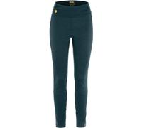 Fjällräven Bergtagen Merino 190 LJ Pantalon de Compression pour Femme, Bleu Montagne, Taille L
