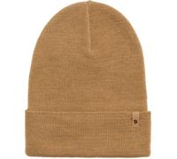 Fjällräven Bonnet en maille classique - laine mérinos 100% marron, doublé isolant, respirant, unisexe Taille unique