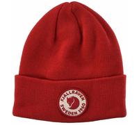 Fjällräven Bonnet enfant 1960 Logo - Polyester recyclé rouge, double jersey, mixte Taille unique