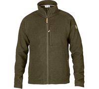 FJÄLLRÄVEN Buck Fleece Sweat-Shirt Homme, Vert (Dark Olive), L